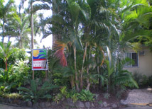 Welcoming Tropical Entrance